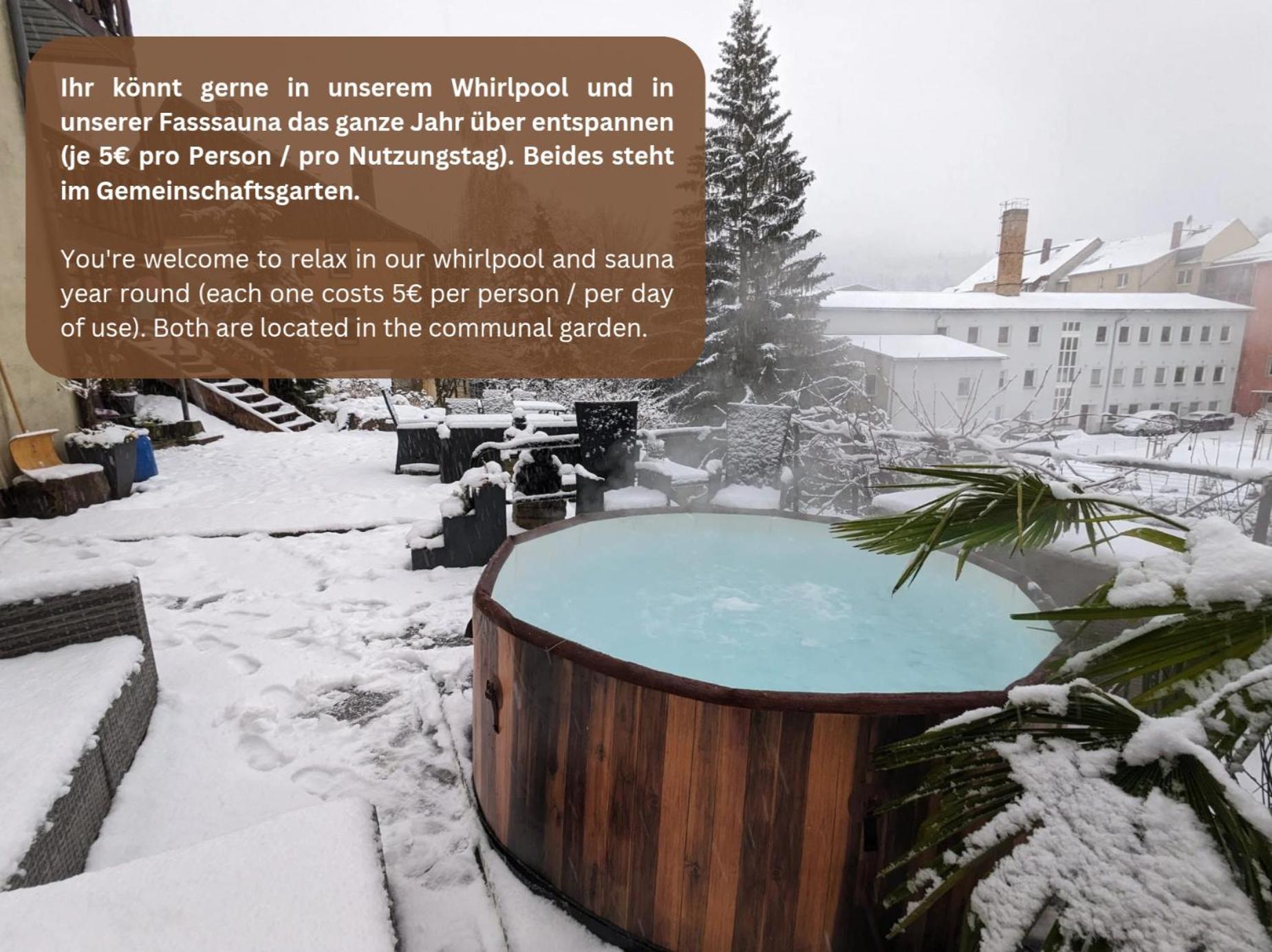 Hw1 - Urlaubsmagie - Sauna&Whirlpool Zum Entspannen Sebnitz Exterior foto